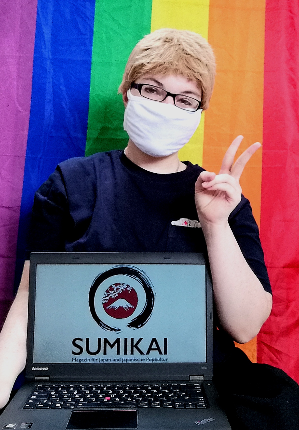 Even in this hard times let's celebrate together. You aren't alone, we stand with you and fight for a world where we all have the same rights. Love will always win so let's be proud. Stay save. 強くあれ。